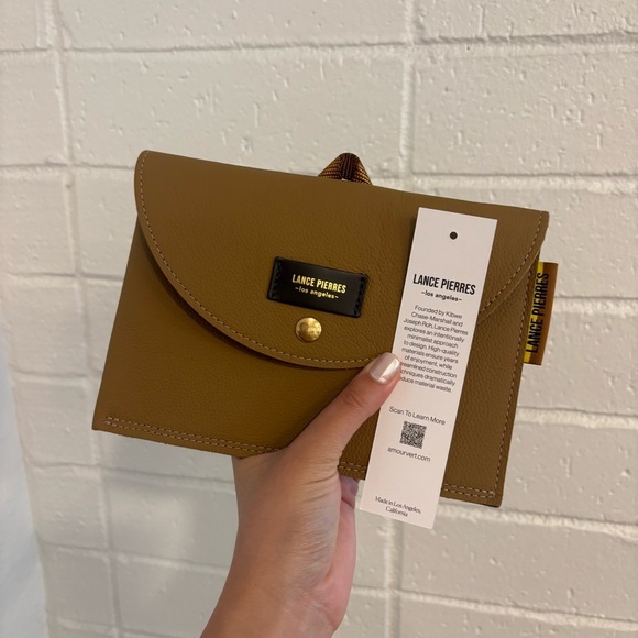 NWT Lance Pierres taboo 1 snap wallet in tan - Picture 5 of 5